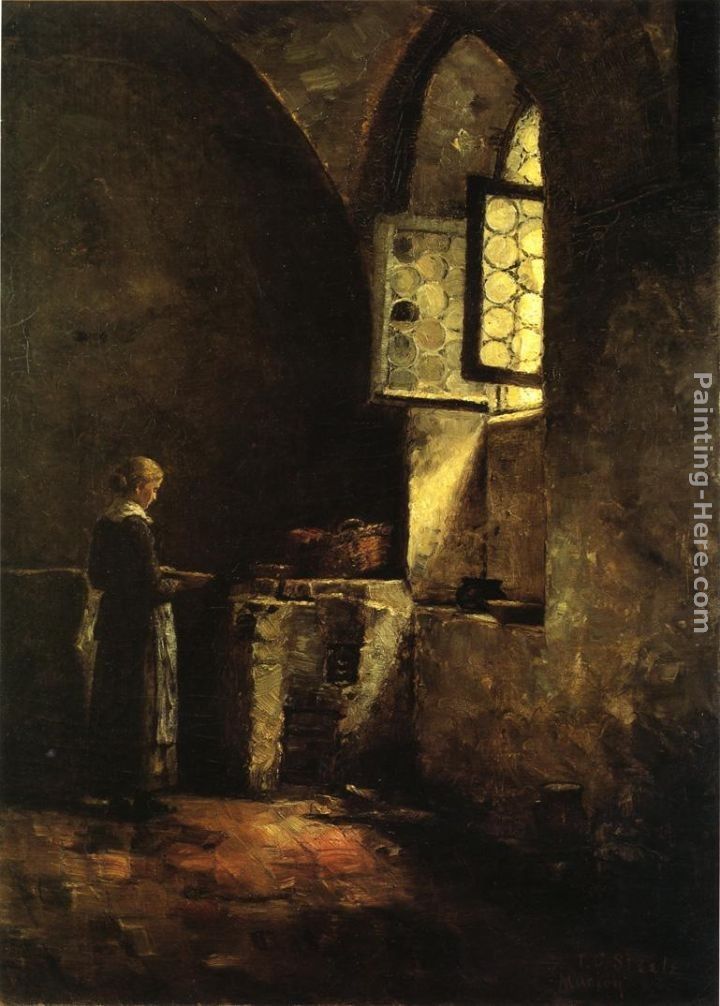 Theodore Clement Steele A Corner in the Old Kitchen of the Mittenheim Cloister